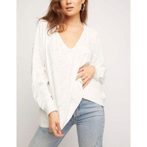 NWT Free People Vega Long Sleeve / White